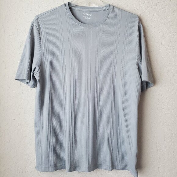 XL Claiborne gray moisture wicking short sleeved shirt - Picture 3 of 7